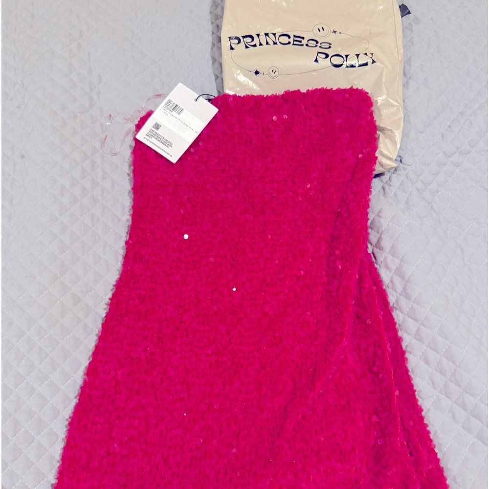 Stunning Sequin Pink Princess Polly Dress🩷🩷